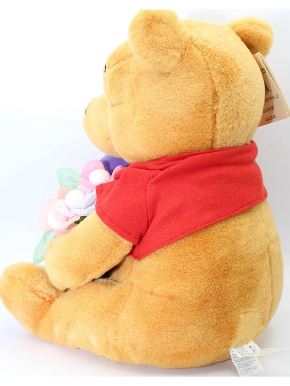 NWT Vintage Disney Winnie the Pooh Heart & Flower Pooh 12